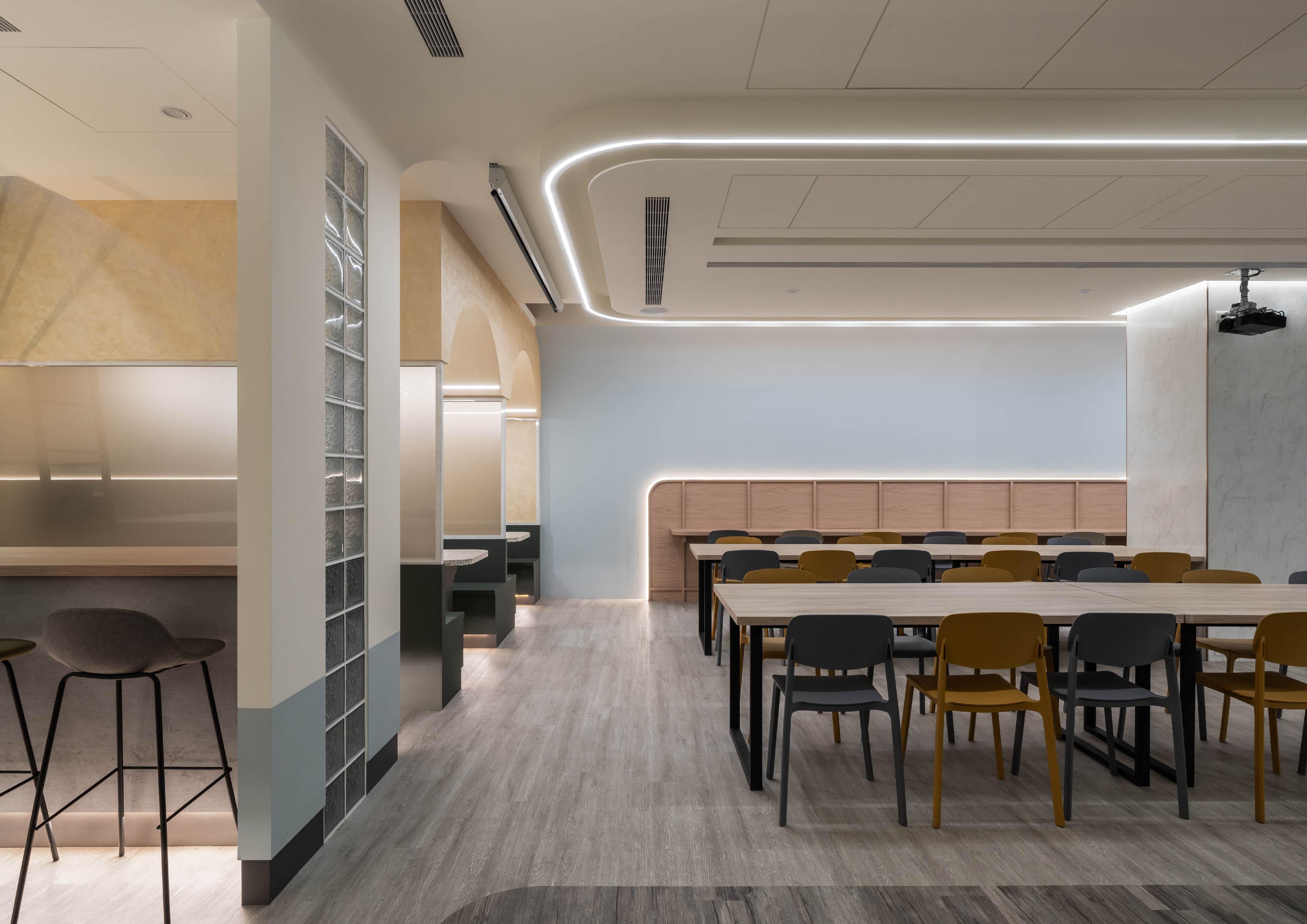 強茂員工餐廳 48坪,商業空間,老屋翻新,混搭風