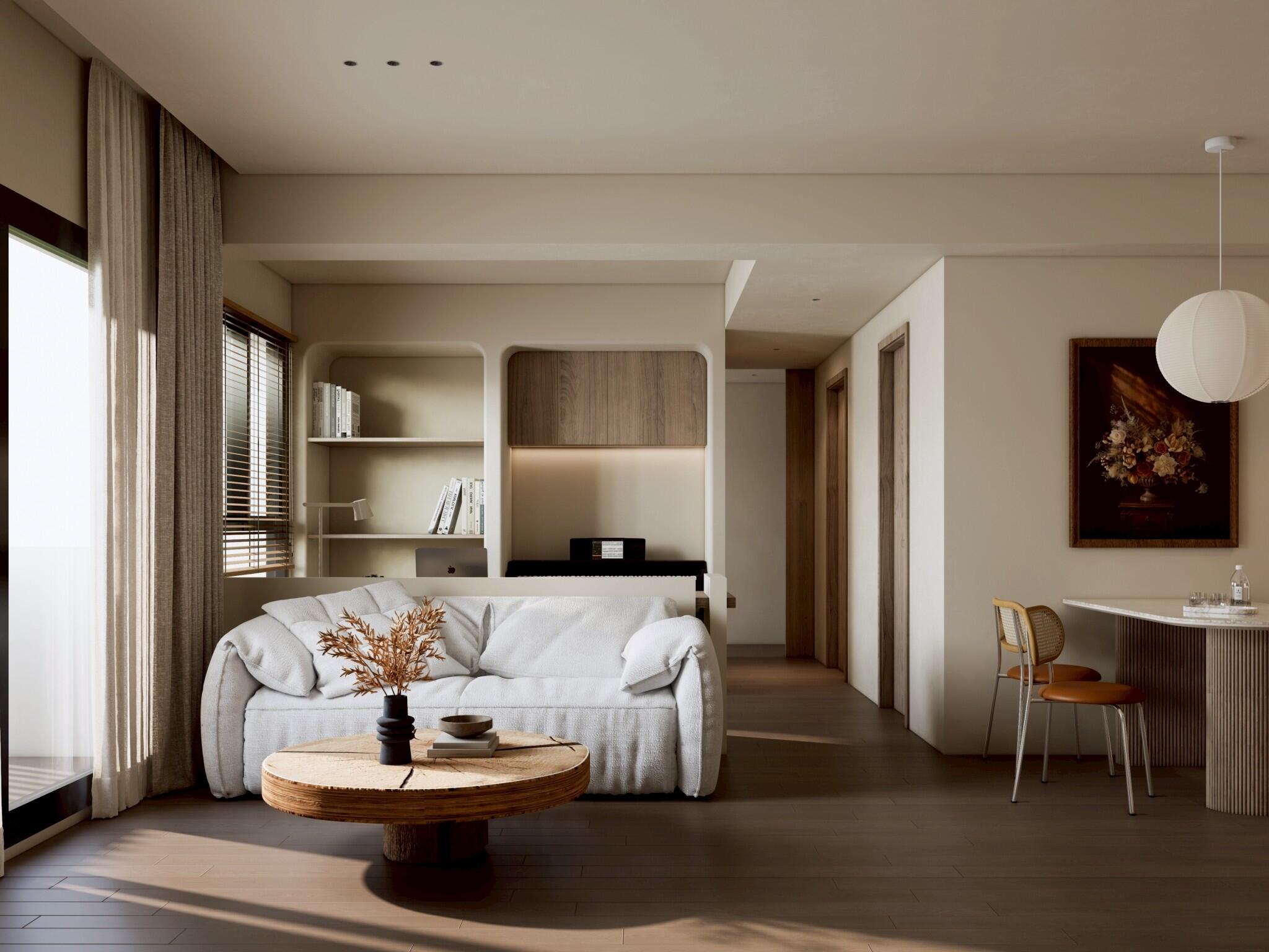 海安漫光 21坪,3房2廳,Japandi現代風,新成屋