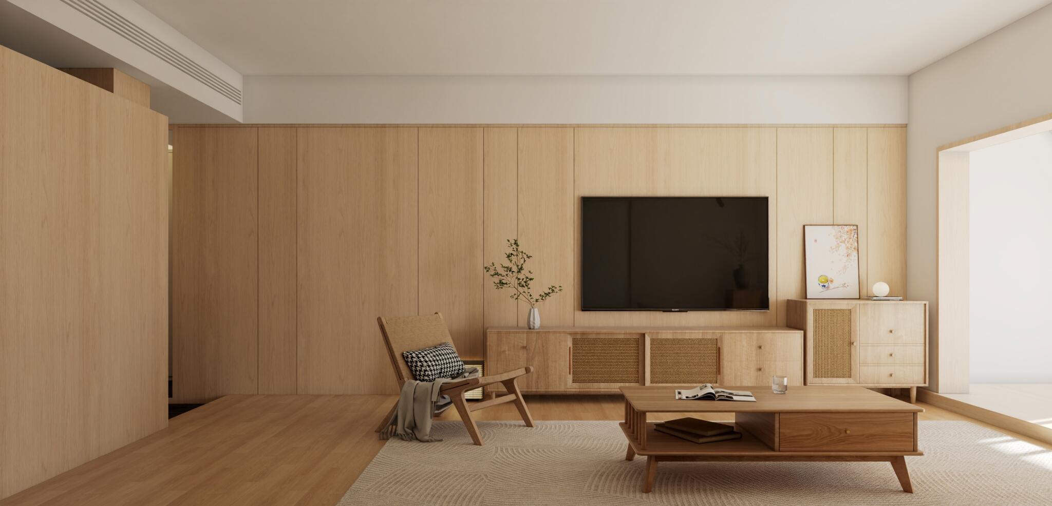 和光沐居 15坪,1房2廳,日式極簡風,新成屋